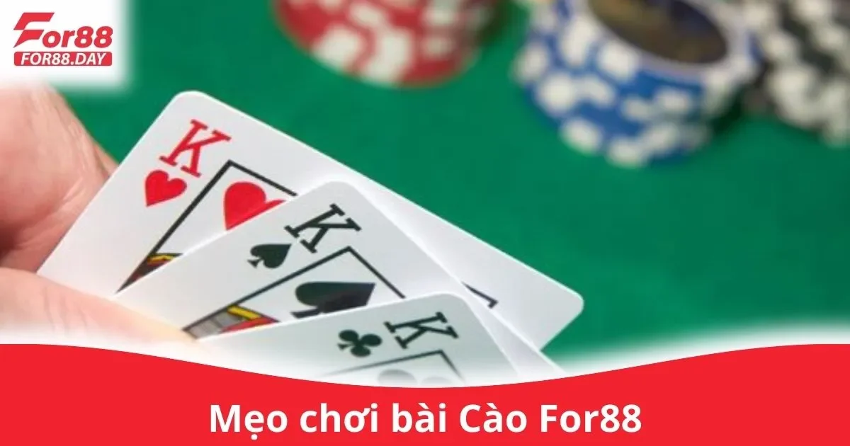Mẹo Chơi Bài Cào For88: Cách Đặt Cược Bài Cào Hiệu Quả 2 Mẹo Cá Cược Bài Cào Trên For88